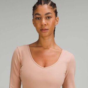 lululemon Women's Align Long Sleeve Top - Pink Clay